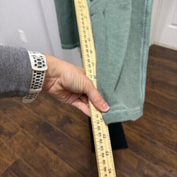 Good American - BRUSHED FLEECE WIDE LEG SWEATPANTS Size Small NWT - Picture 9 of 12